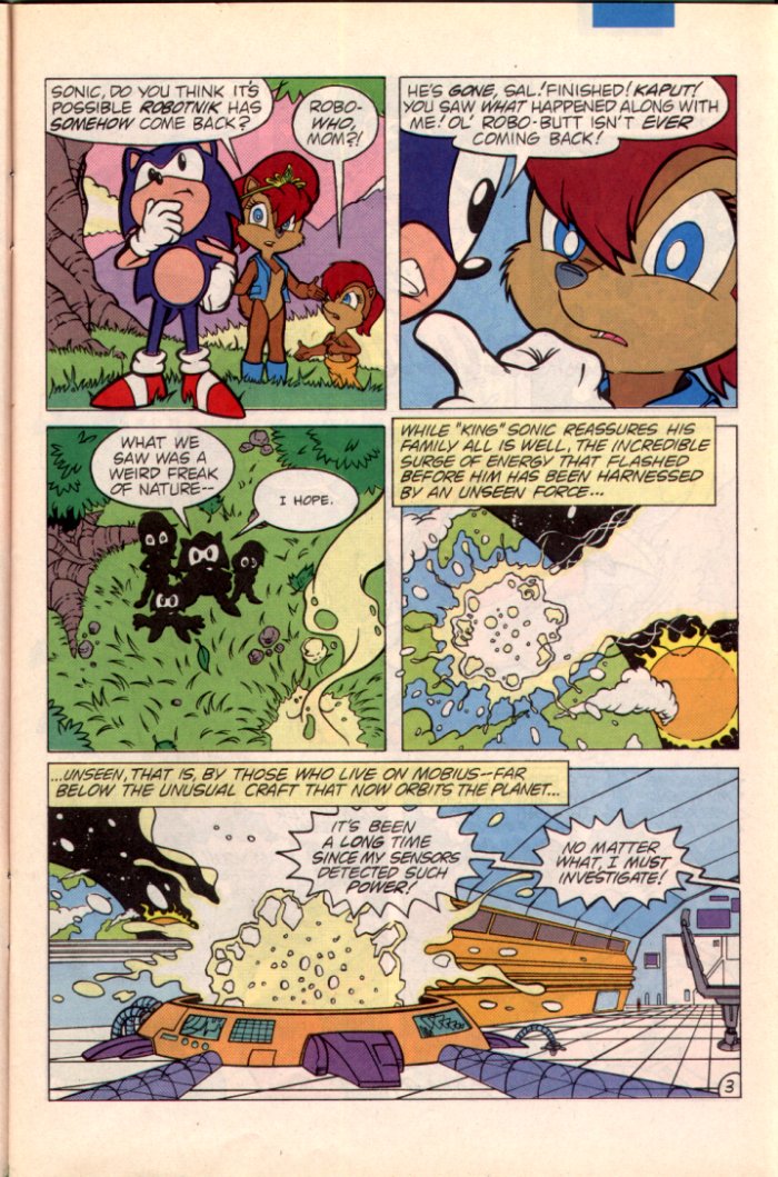 Sonic - Archie Adventure Series May 1995 Page 3